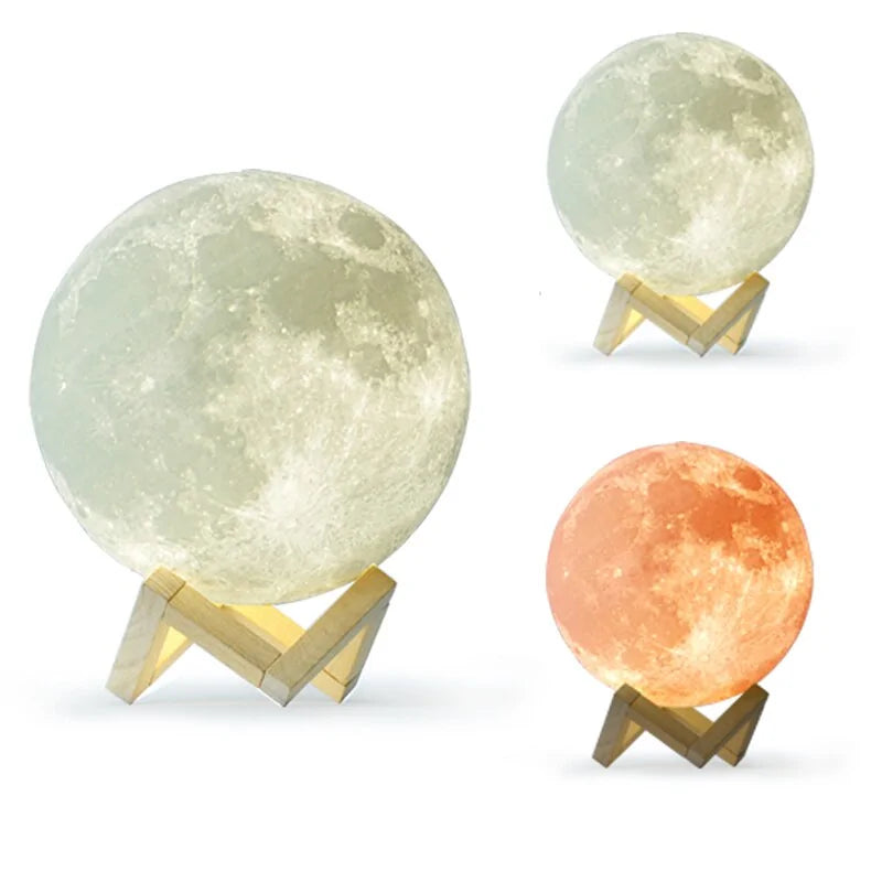 Glowing Moon Night Light Lamp