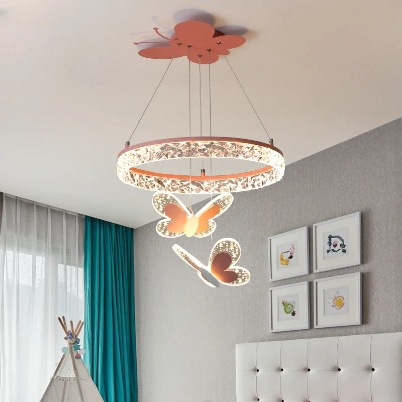 Hana Butterfly Glow Chandelier