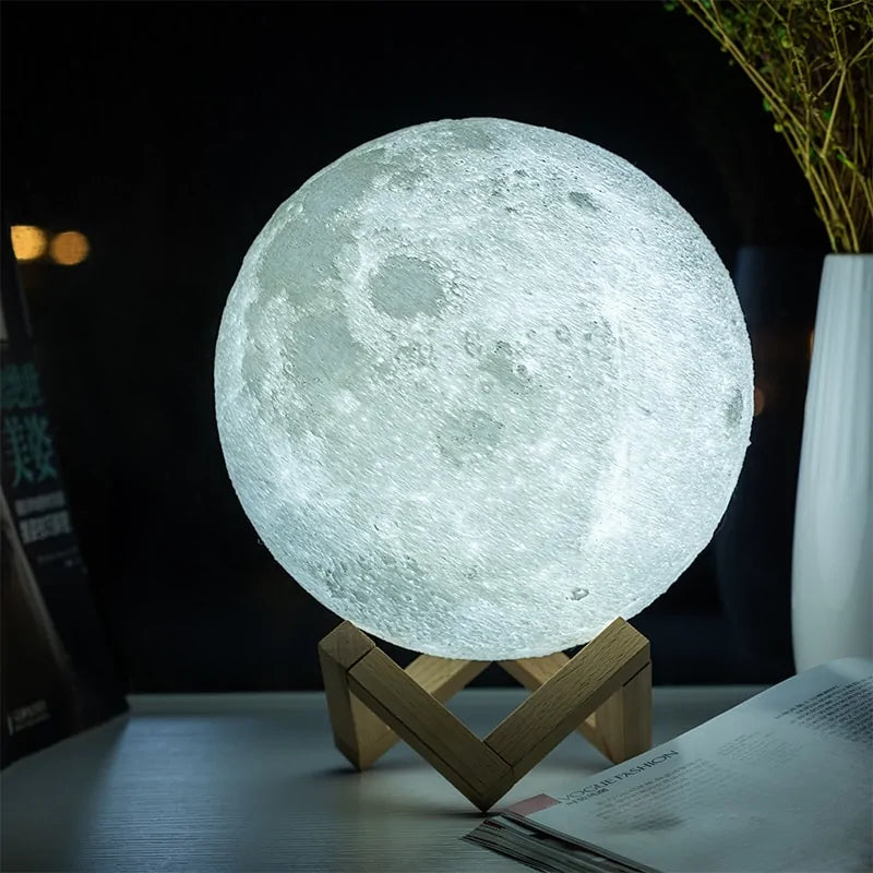 Glowing Moon Night Light Lamp