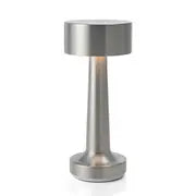 Aurora Silver table lamp on a white background