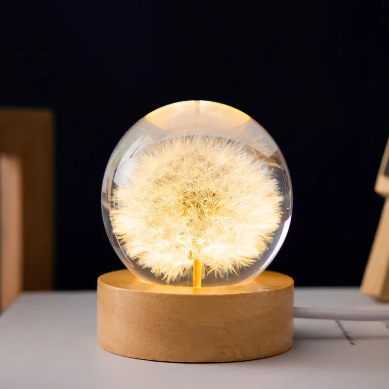 Bocona Flower Ball Accent Lamp, view 2 of 12