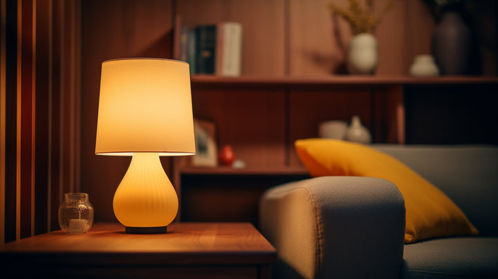 Warm living room lighting