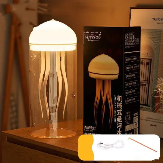 3D Floating Jellyfish Night Light