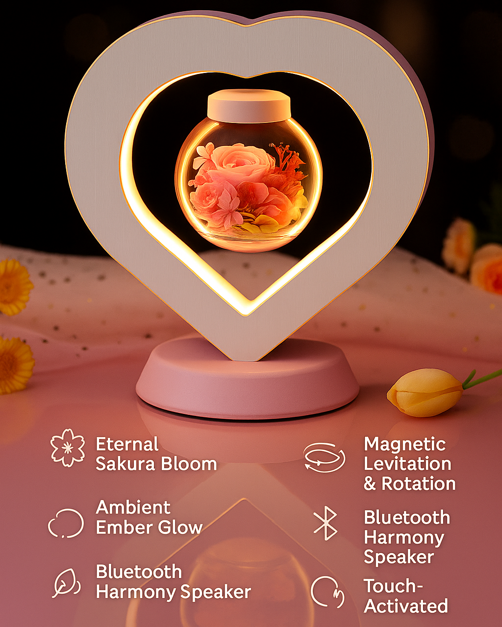 AetherHeart – The Floating Heart Night Light