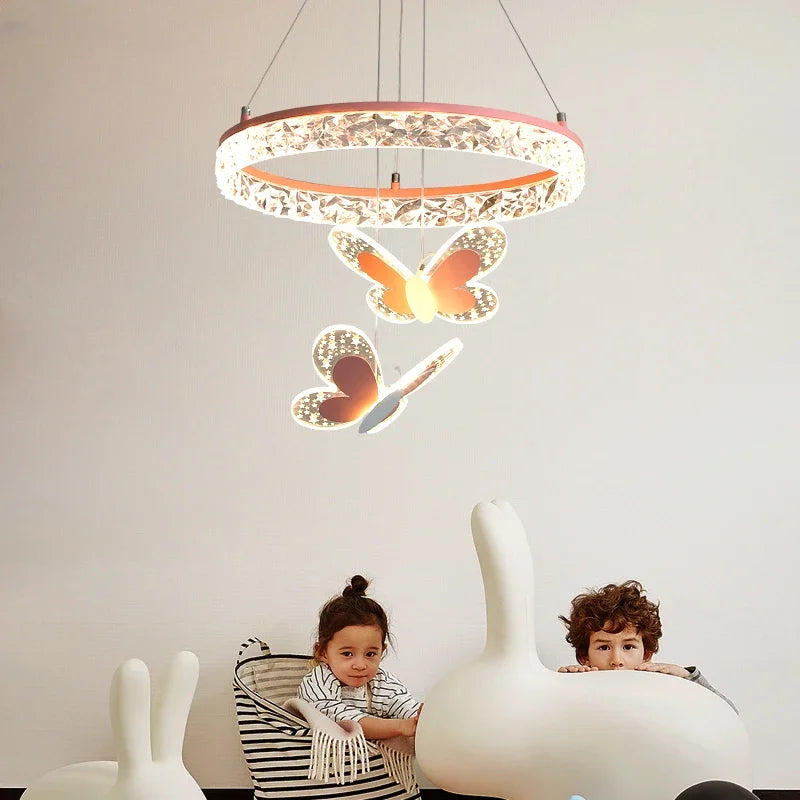 Hana Butterfly Glow Chandelier