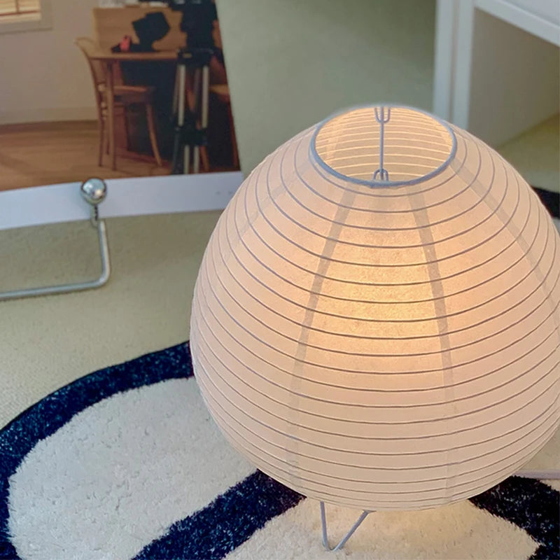 Washiro Paper-Shade Table Lamp, view 5 of 7