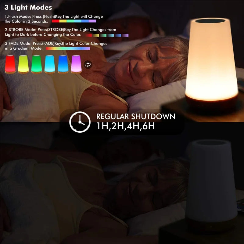 Iroka color-changing touch and remote lamp, view 5 of 7