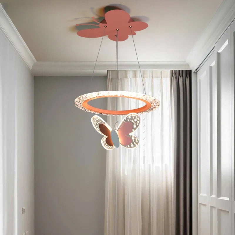 Hana Butterfly Glow Chandelier