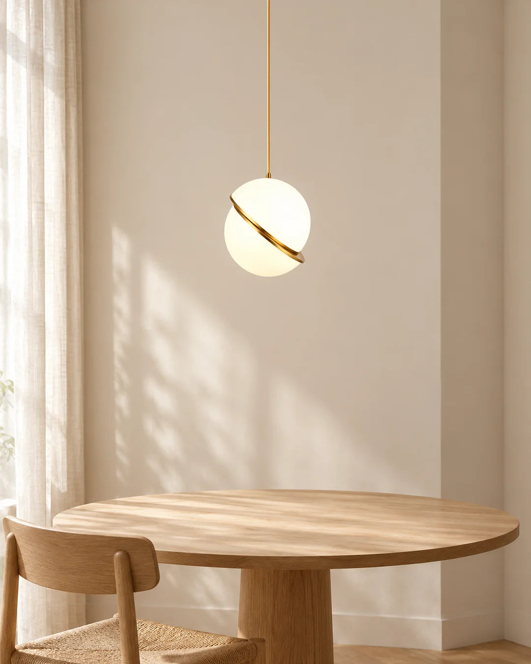 Banyue pendant over dining table