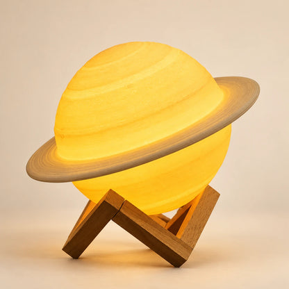 Tosena Ringed Planet Saturn Lamp, studio view