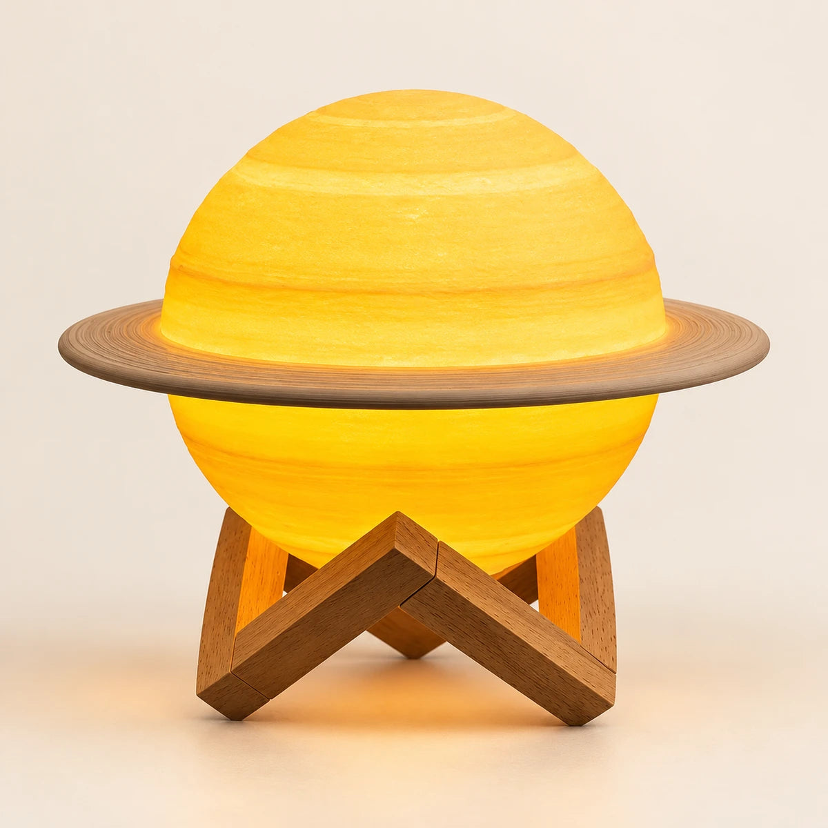 Tosena Ringed Planet Saturn Lamp, front view